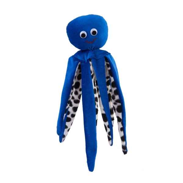 Marionnette à main pieuvre pauli, bleu en tissus Kersa -14092