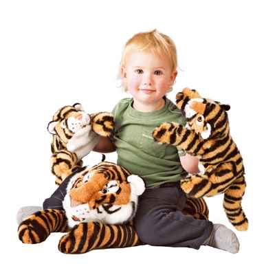 Marionnette peluche, bebe tigre -2583