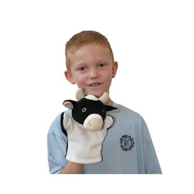 Marionnette Vache blanche et noire The Puppet Company -PC003804