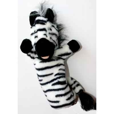 Marionnette à main The Puppet Company Zêbre noir et blanc -PC006039