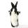 Grande marionnette peluche  main - Lapin noir et blanc-26004