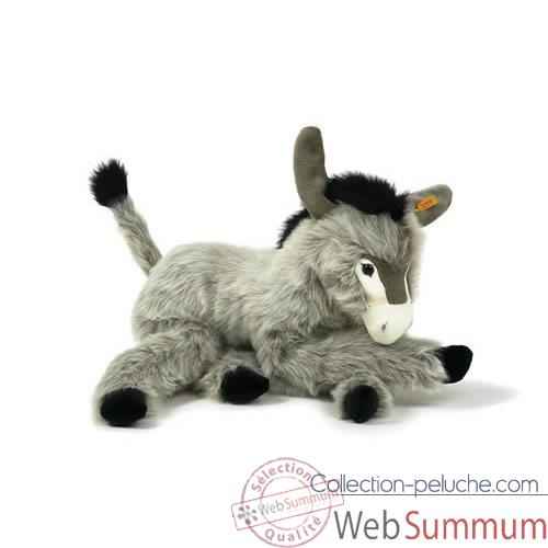 Peluche Steiff Ane Issy couche gris-101588