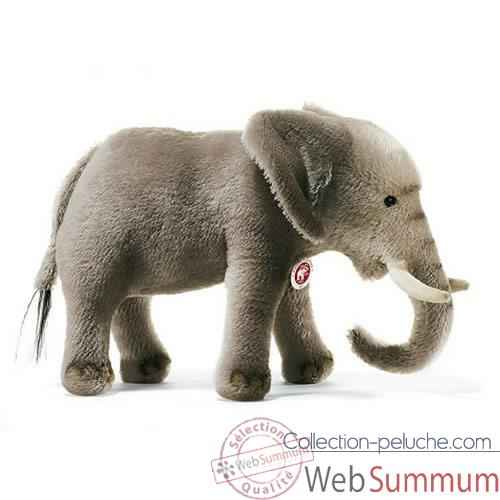 Peluche Steiff Elephant mohair gris -st085161