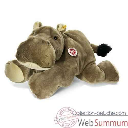 Peluche Steiff Hippopotame Mocky couch brun -st085383