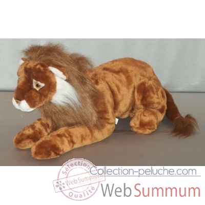 Peluche lion couche 120 cm Piutre -G251