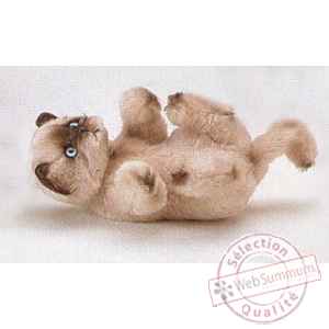 Peluche Playing chat persan Colourpoint 20 cm Piutre -2363
