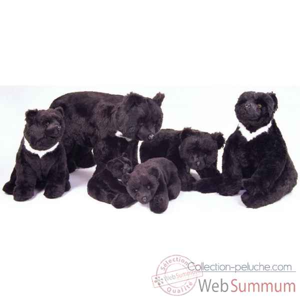 Peluche assise ours noir d'Asie 70 cm Piutre -2191