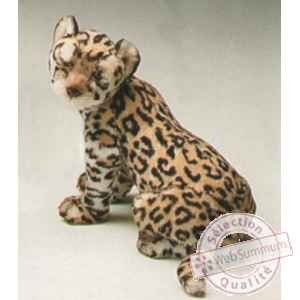 Peluche assise leopard 45 cm Piutre -2586