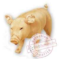 Peluche debout cochon 130 cm Piutre -2416