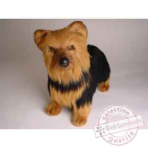 Peluche debout yorkshire terrier 35 cm Piutre -3297
