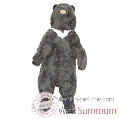 Peluche debout ours noir d'Asie 200 cm Piutre -2186