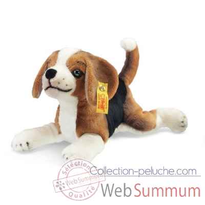 Le petit ami de steiff beagle chiot benny, roux/noir/blanc -280368