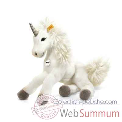 Licorne-pantin starly, blanche STEIFF -15045