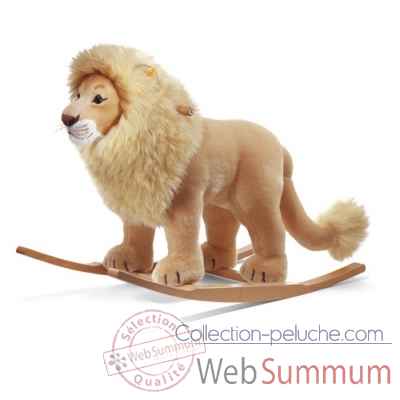 Lion a bascule leo, blond dore STEIFF -48982