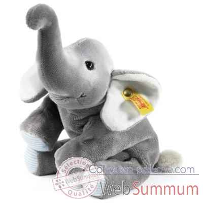 Petit floppy de steiff elephant trampili, gris -281174