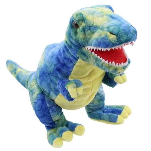 Bebe dinosaure t-rex bleu the puppet company -PC002905