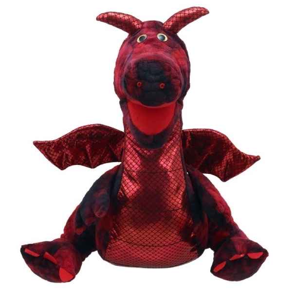 Marionnette à main dragon  rouge The Puppet Company -PC001702