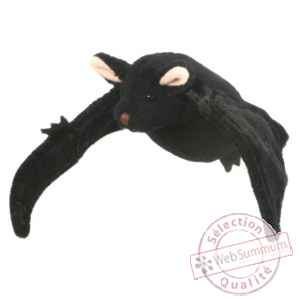 Marionnette  doigts chauve-souris noir -PC002143 The Puppet Company