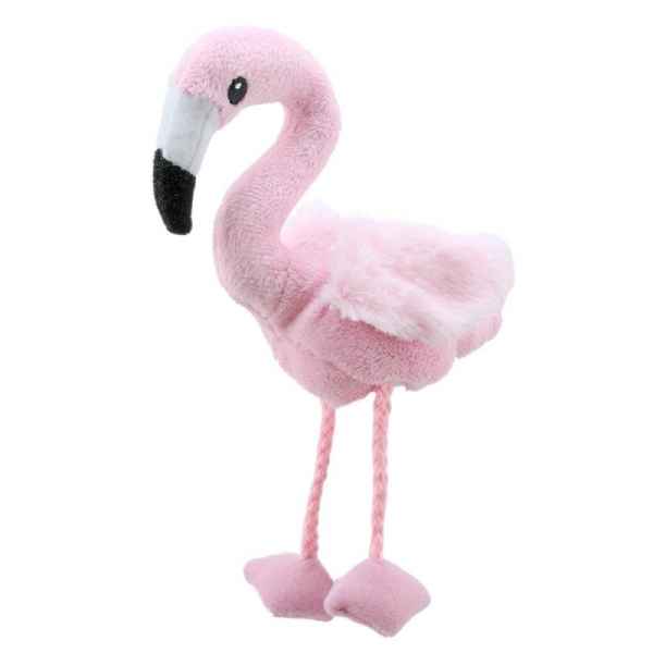 Marionnette a doigts flamant rose the puppet company -pc002213