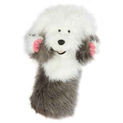 Marionnette peluche vieu chien de berger -PC006045 The Puppet Company