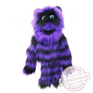 Marionnette Monstre violet et noir -PC007706 The Puppet Company