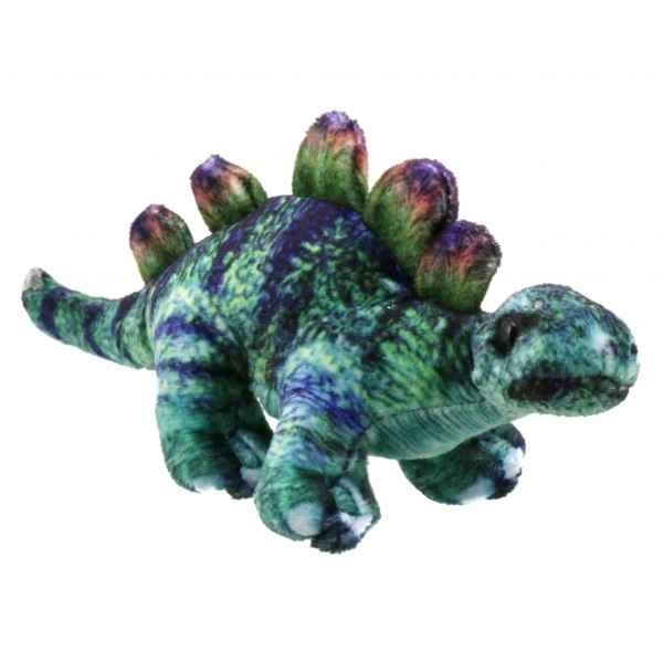 Marionnette a doigts dinosaure stegosaure vert The Puppet Company -PC002239