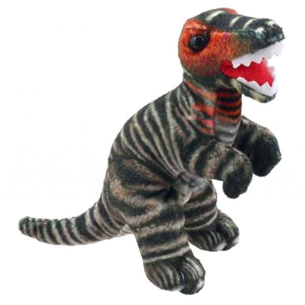 Marionnette à doigt dinosaure T-rex marron The Puppet Company -PC002240