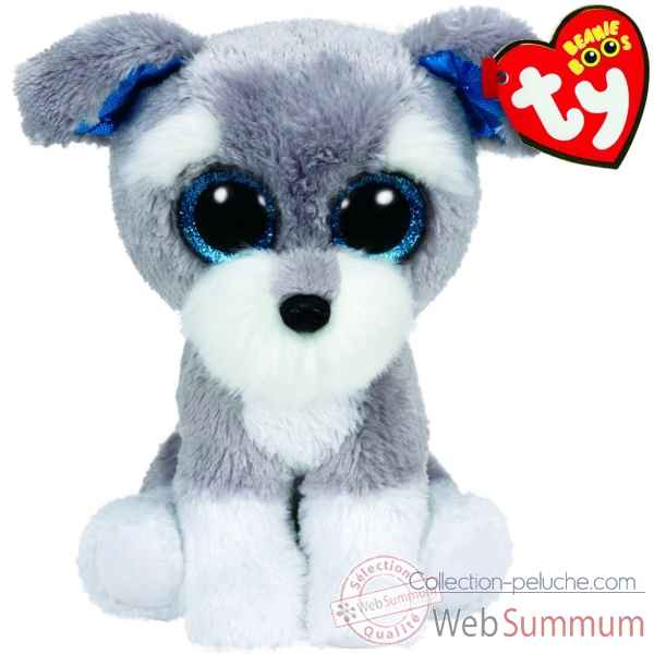 Peluche Beanie boo\'s small - whiskers le chien Ty -TY36150