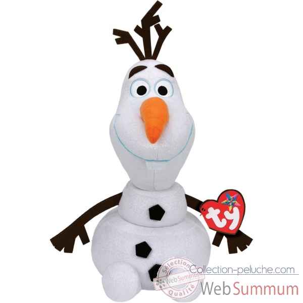 Peluche Olaf medium - olaf le bonhomme de neige musical Ty -TY90152