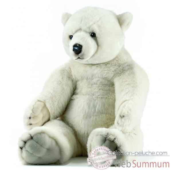 Peluche anima ours polaires assis 100cmh ushuaia junior -106