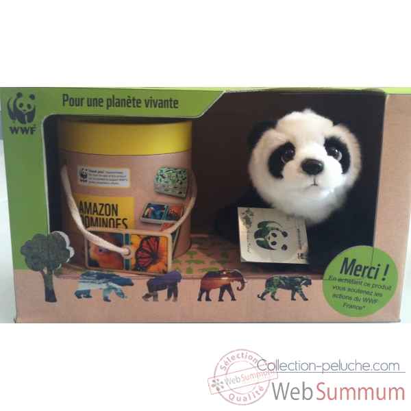 Wwf set domino + panda (20cm) -15 999 005